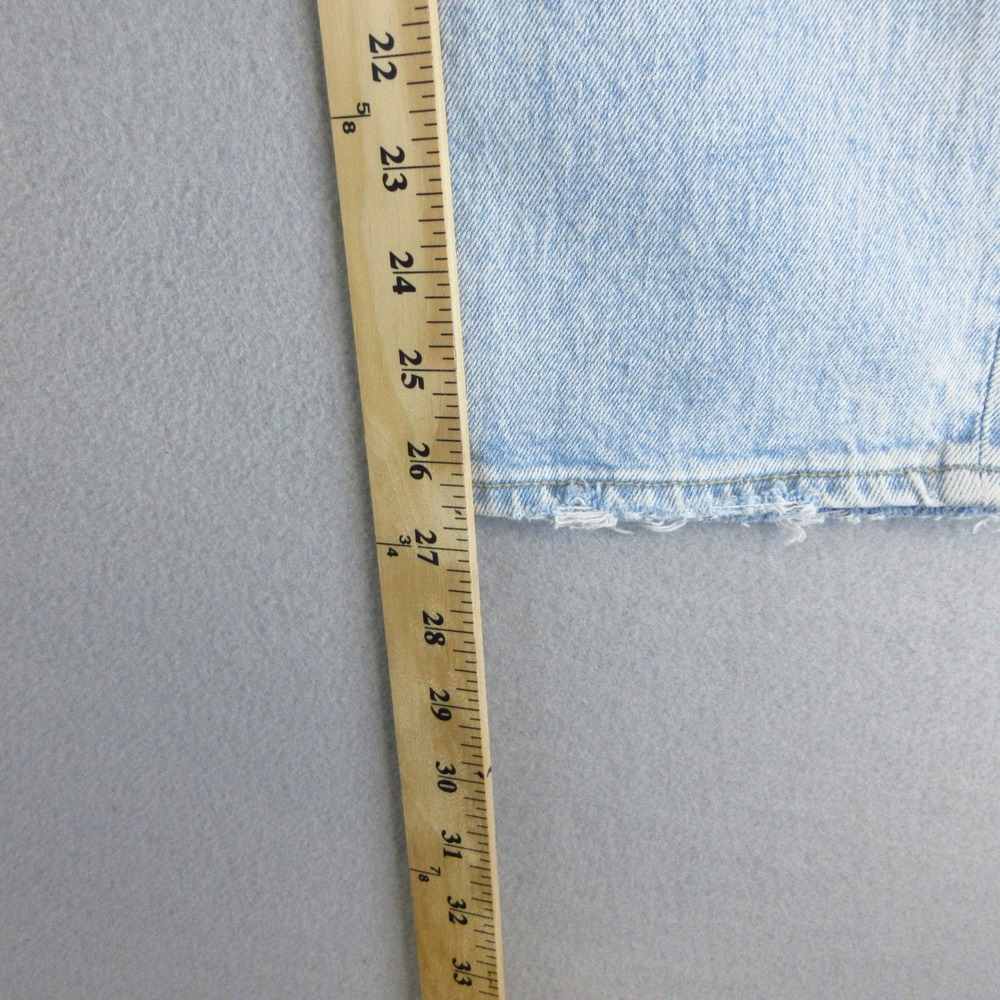 Abercrombie & Fitch Jeans Women 26/2S The Dad High Rise Light Blue Distressed - Picture 8 of 15